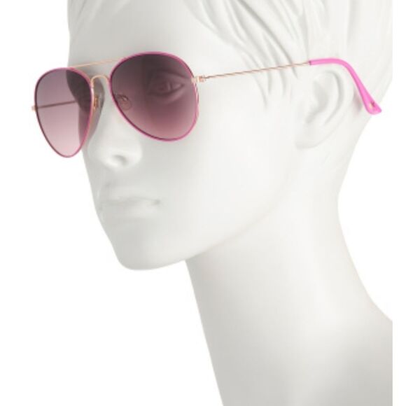 Juicy Couture 58 MM Tony Aviator Sunglasses main image 5